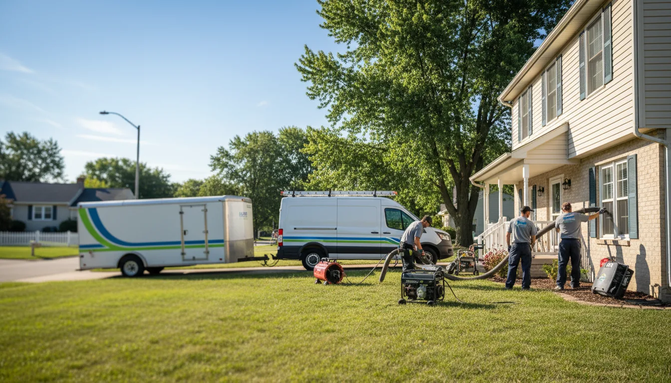 Flooded Basement Restoration And Cleanup With Repair in Reasnor, IA near me